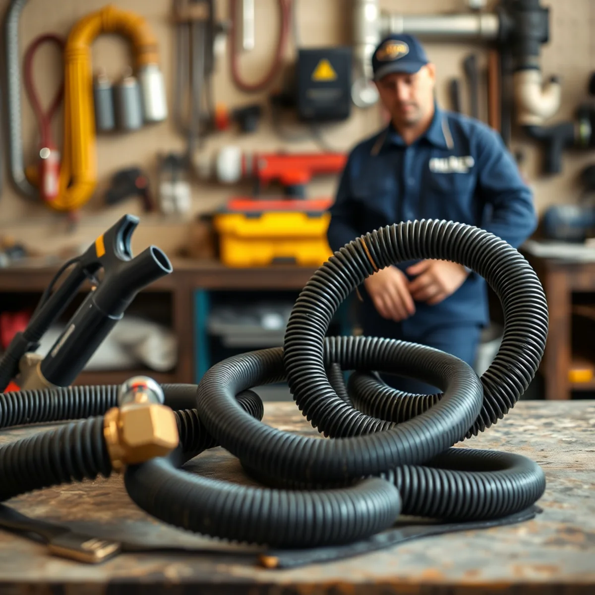 Hydro jetting and drain snaking equipment used by a Mohawk Valley plumber in Herkimer